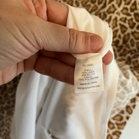 PENDLETON Linen Blend Animal Print Retro Shift Midi Dress With Pockets Size 8 - Picture 5 of 10